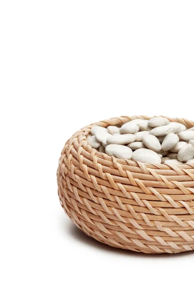 White Beans Close Isolated — Stock Photo, Image