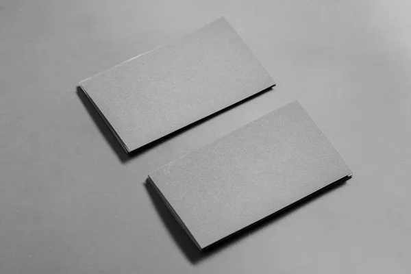 Blank business card mock up