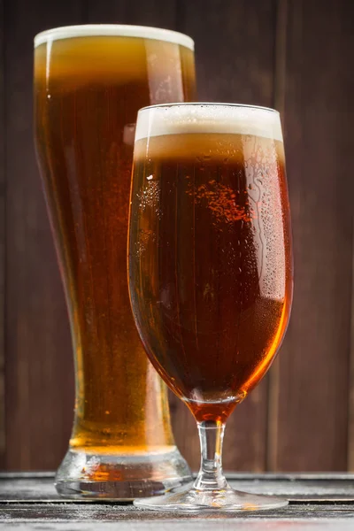 Szemüveges Beer Háttér — Stock Fotó