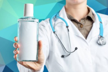 Doktor sunan yeni ilaç şişesi