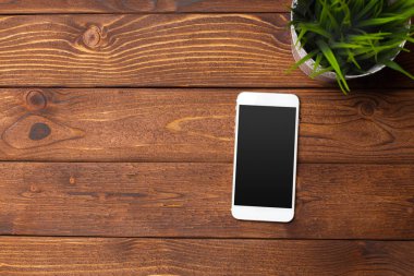 boş ekran ile cep telefonu