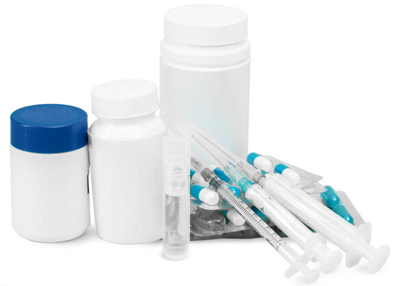 Фармакологические таблетки пузырьки шприцы
