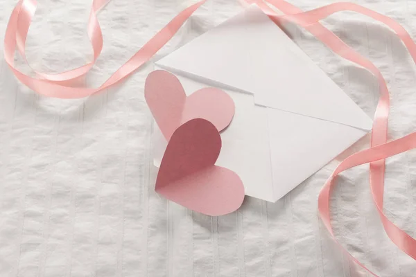 Love romantic letter close up