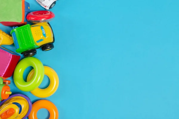 Children Toys Top View — Stock Photo, Image