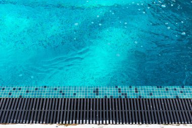 mavi yüzme havuzu arka planı