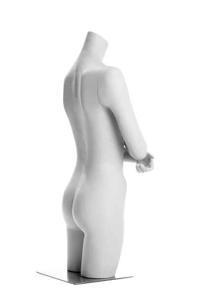 Mannequin Femme Isolé Sur Fond Blanc — Photo