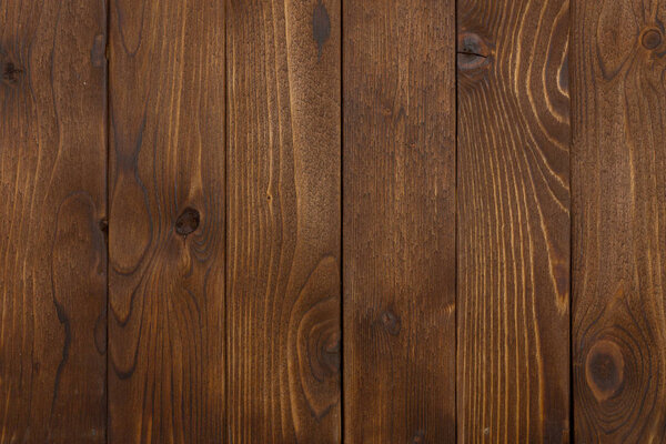 Wooden board brown background