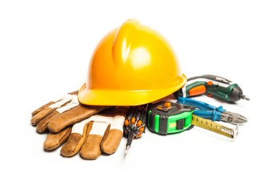 Mimar araçlar kümesi yakın çekim