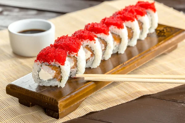 Traditionelle Japanische Küche Sushi — Stockfoto