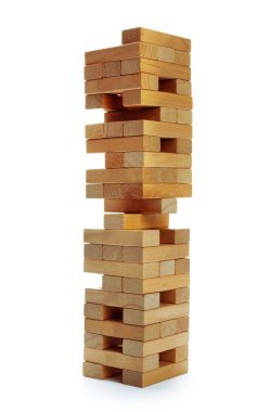 Beyaz arka plan üzerinde bina Daralt oyun