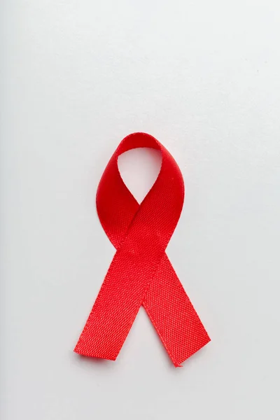 Κορδέλα Σύμβολο Της Ευαισθητοποίησης Του Aids — Φωτογραφία Αρχείου