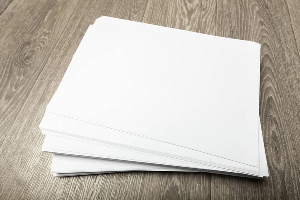 Cartazes Branco Madeira Para Substituir Seu Design — Fotografia de Stock