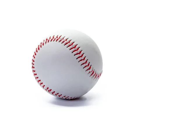 Baseball Ball Izolowane Białym Tle — Zdjęcie stockowe