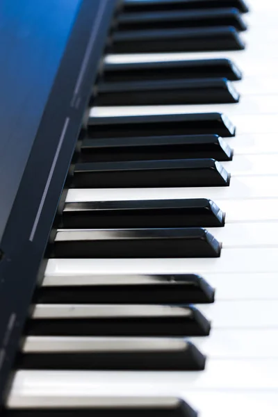 Klassieke Piano Klavier Close — Stockfoto