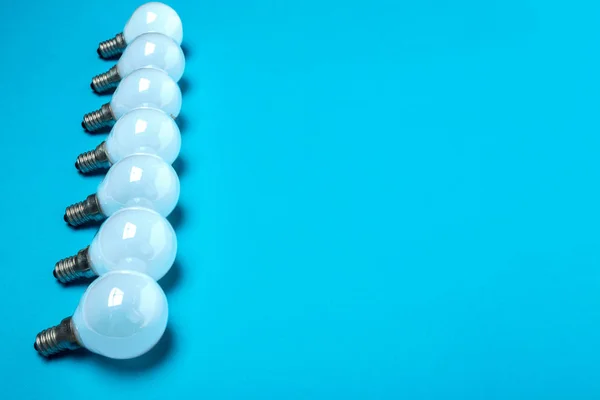 Group Light Bulbs Close — Stock Photo, Image