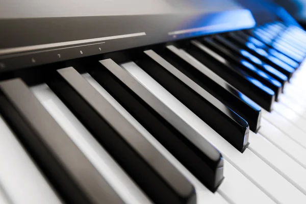 Tastiera Pianoforte Classica Vicino — Foto Stock