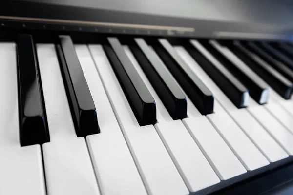 Klassieke Piano Klavier Close — Stockfoto