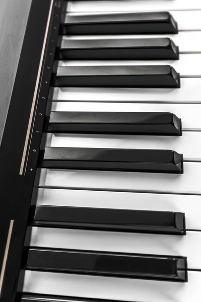 Tastiera Pianoforte Classica Vicino — Foto Stock