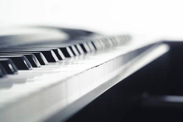 Tastiera Pianoforte Classica Vicino — Foto Stock