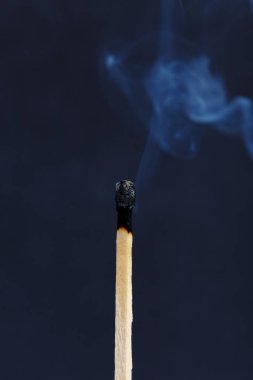 Soluk ahşap maç yakın çekim