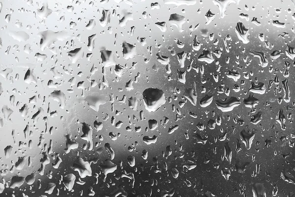 Drops Rain Glass Window — Stock Photo, Image