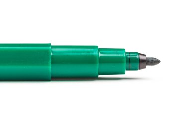 Renkli kalem beyaza yakın. Yaratıcı Fotoğraf