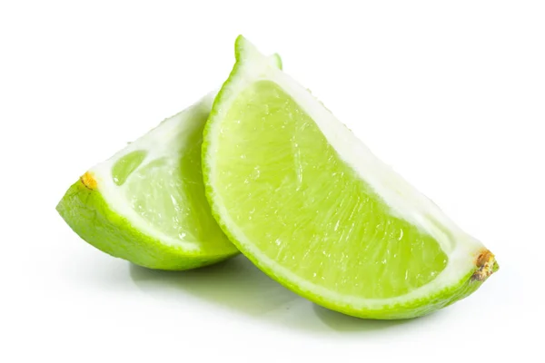 Lime isolated on white background. Creative Photo — Stock Photo, Image