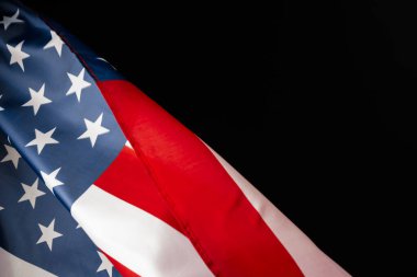 Kara tahtada yazı için yeri olan klasik Amerikan bayrağı