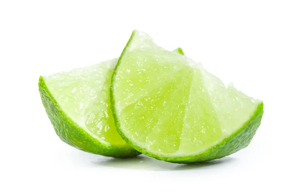 Lime isolated on white background. creative photo — Stock Photo, Image