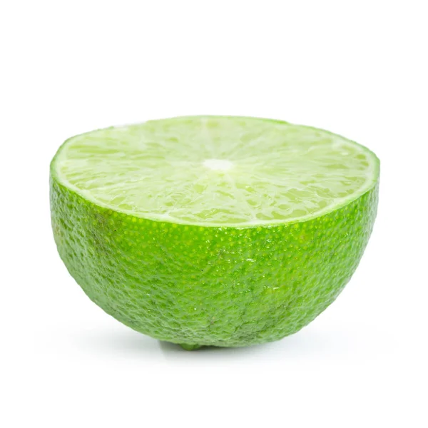 Lime isolerad på vit bakgrund. Kreativ bild — Stockfoto