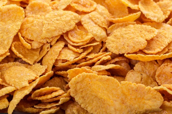 Corn flakes assortment as a background copy space — Stock Photo, Image