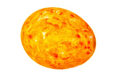 Renkli Paskalya Yumurtası beyazda izole