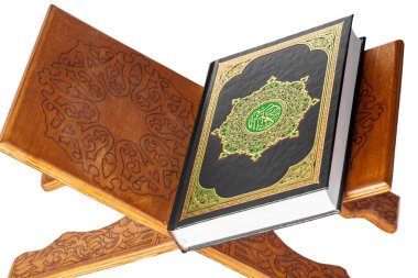 The Holy Quran close up. creative photo.
