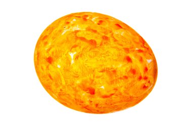 Beyaz renkli Paskalya Yumurtası. Yaratıcı fotoğraf.