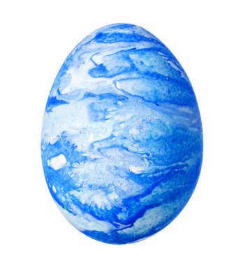 Beyaz renkli Paskalya Yumurtası. Yaratıcı fotoğraf.