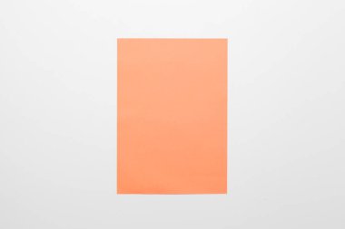 Renkli kağıt beyaza izole edilmiş. yaratıcı fotoğraf.