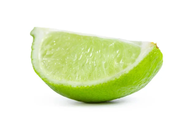 Lime diisolasi dengan latar belakang putih. Foto Kreatif . — Stok Foto