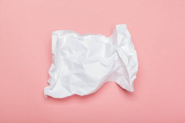 Renkli buruşuk kağıt. Makro fotoğraf. Kapat..