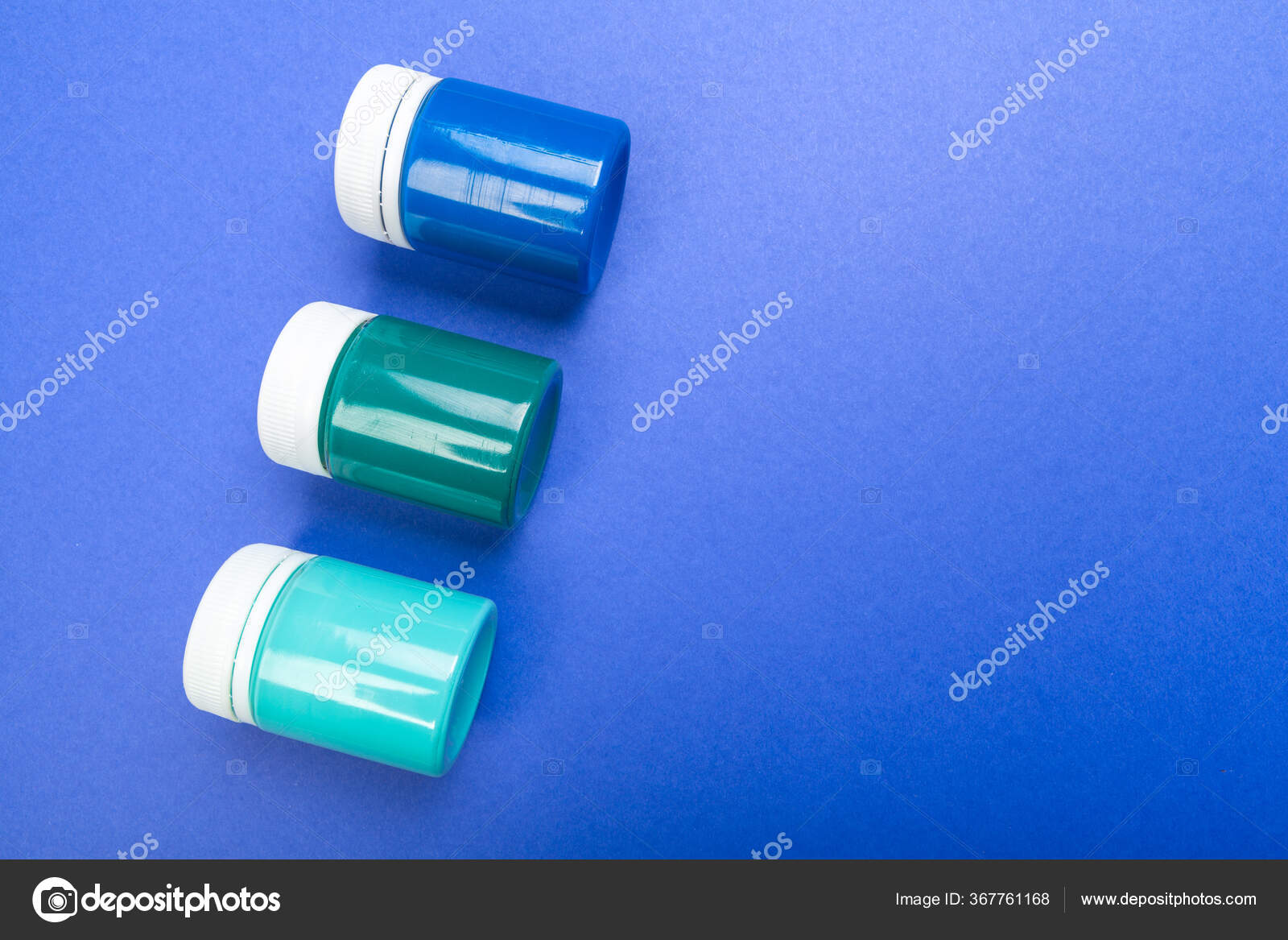 Plastic Paint Bottles For Art Stock Photo, Picture and Royalty Free Image.  Image 141872771.