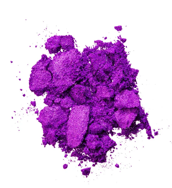 明るい紫の色のスマッシュアイシャドウは、構成 — ストック写真