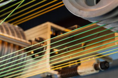 Kablo üretimi. Kablo makarasını kapat.