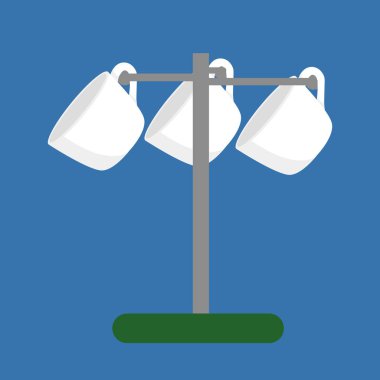 Pişirme ekipmanları, karikatür mutfak malzemesi, yerli araçlar t elemanı için ayarla Kupası