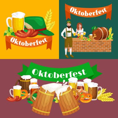 Açık ve koyu bira bir pub arka plan snacks ile bardak.