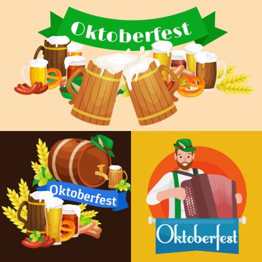 Açık ve koyu bira bir pub arka plan snacks ile bardak.