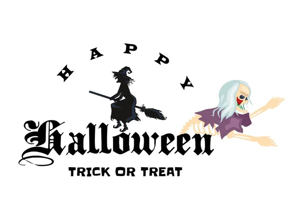 Happy Halloween Badge et étiquette — Image vectorielle