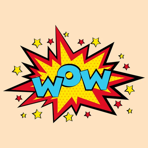 Komik ses efektleri pop sanat vektör tarzı. illüstrasyon kabarcık konuşma word ve çizgi film ifade ile geliyor