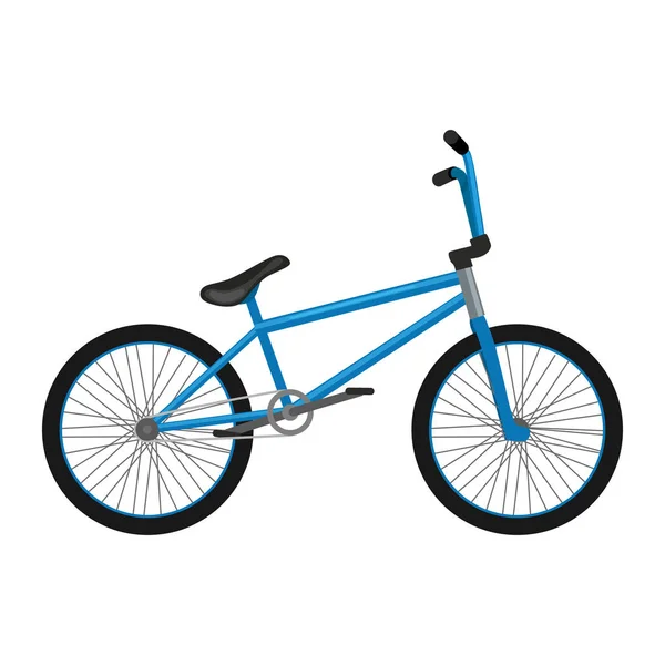Απομονωμένη ηλεκτρικό ποδήλατο για sport ή αστική πόλη βόλτα — Διανυσματικό Αρχείο