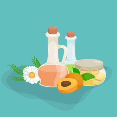 doğal organik el kümesi sabun ile zeytin vektör çizim, vücut güzellik bakım kavramı, doğa kozmetik aroma bar bitkisel el yapımı spa ürünleri koleksiyonu için yapılır