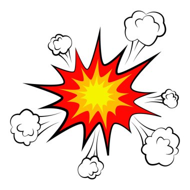 Etiketleri ve öğeleri noktalı resim gölgeleri, retro karikatür vektör pop sanat çizim, yarı ton nokta vintage etkisi arka plan ile karikatür çizgi boş kabarcıklar.