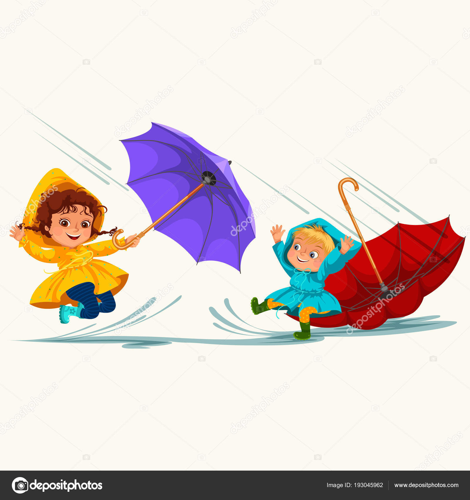Está chovendo, está caindo um pé d'água ☔ Canções para crianças